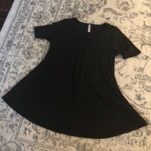 Solid black Lularoe Perfect T-Shirt